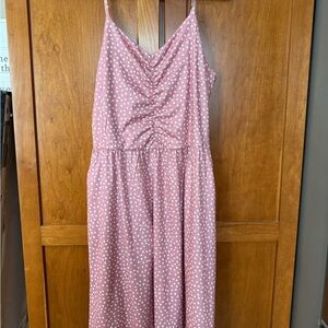 Pink Polka Dot Dress